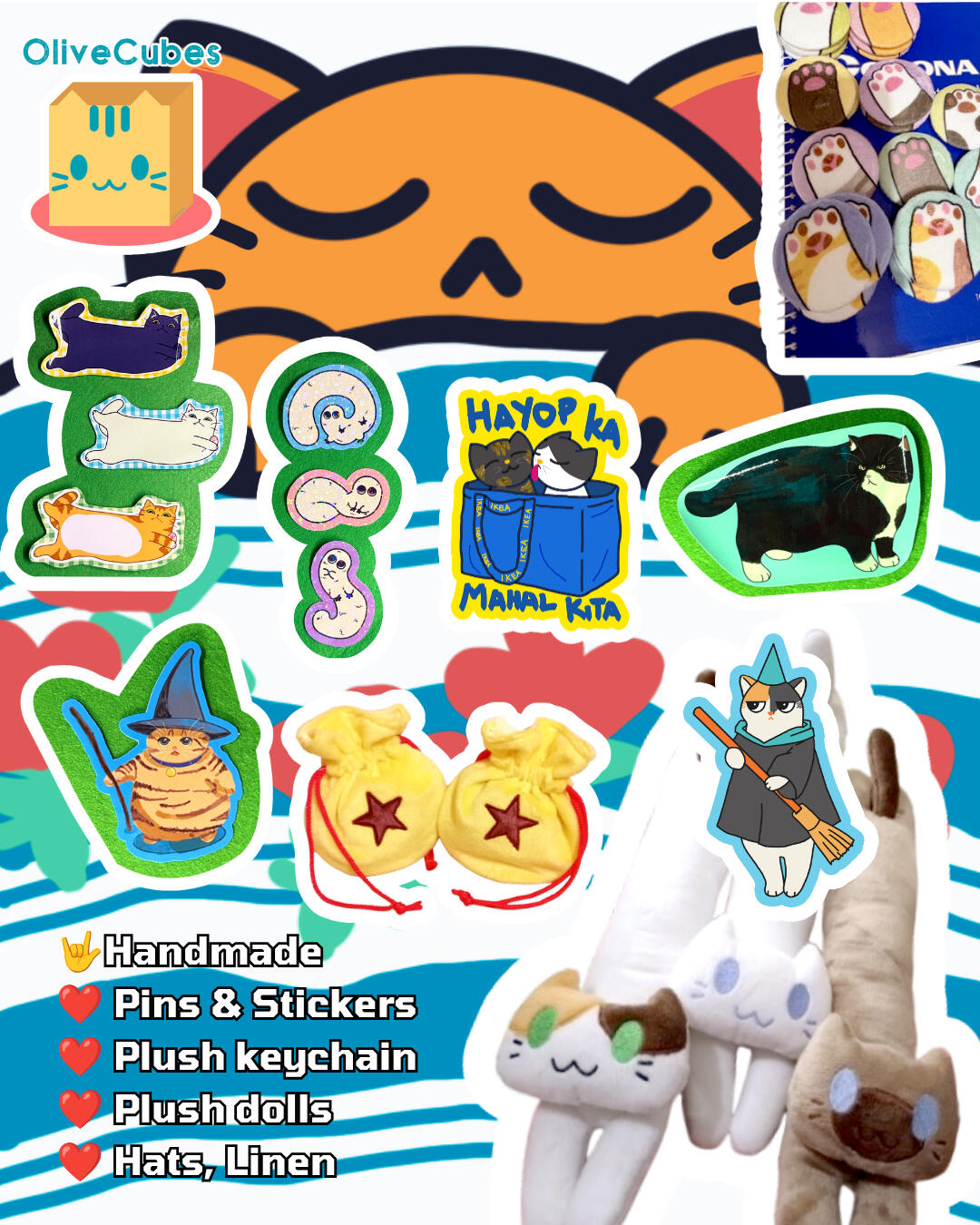 Stickers and pins