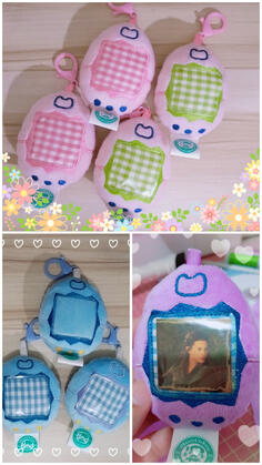 Plush charm & photo display